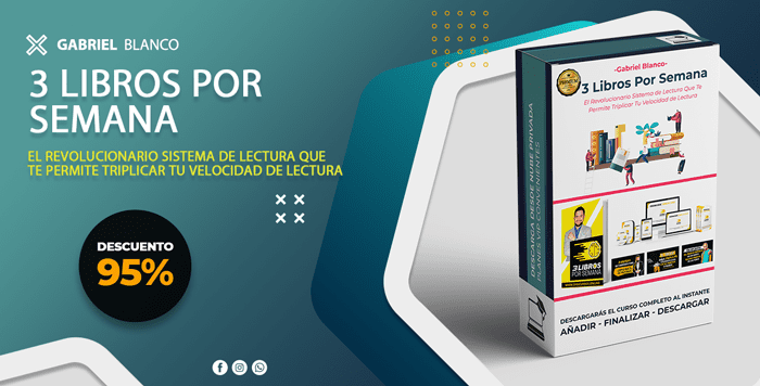 3 Libros Por Semana – Gabriel Blanco