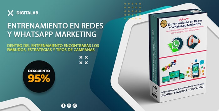 Entrenamiento en Redes y WhatsApp Marketing - DigitaLAB