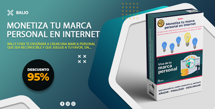 Monetiza tu marca personal en internet - Balio
